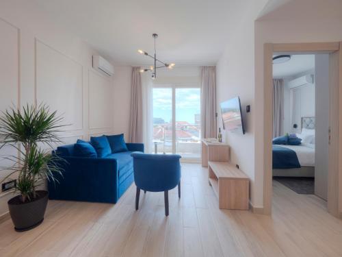 Postel nebo postele na pokoji v ubytování Hotel Idila Budva