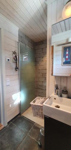 Ένα μπάνιο στο möja stuga i Stockholms skärgård