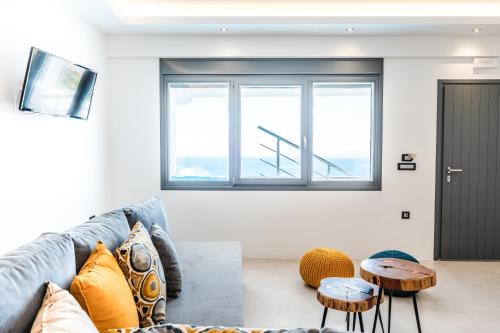 Ruang duduk di Belle Etoile Villas