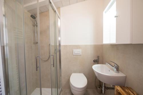 Ванная комната в Appartamento Al Campanile