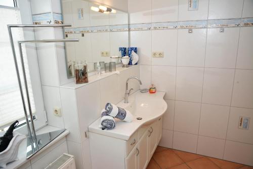 Koupelna v ubytování Kleine Auszeit