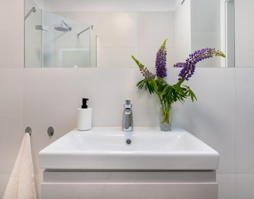 Ванная комната в Baltic Sands Apartments Premium - Plac Unii