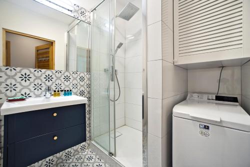 Kúpeľňa v ubytovaní P&O Apartments Bielańska