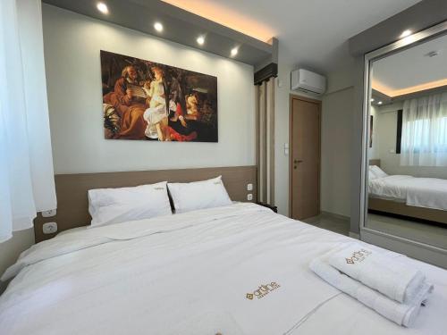 Katil atau katil-katil dalam bilik di Artline Luxury Suites