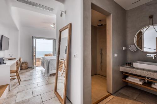 Koupelna v ubytování Alissachni Mykonos
