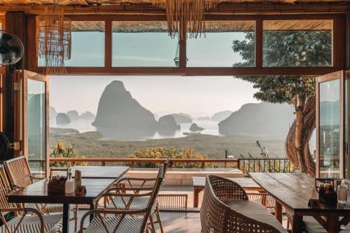 Landskap semula jadi dekat dengan resort