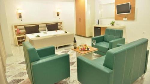 O zonă de relaxare la Akitu Hotel