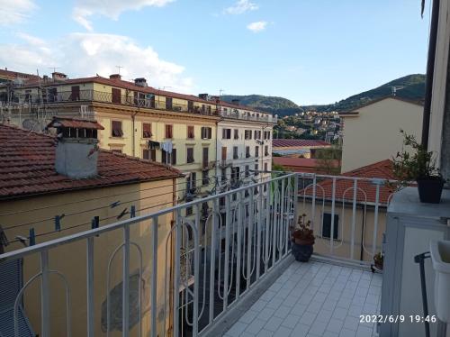a view from the balcony of a building at DOWN TOWN EMILY in La Spezia
