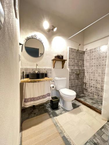 Et badeværelse på Saschiz 175 GuestHouse