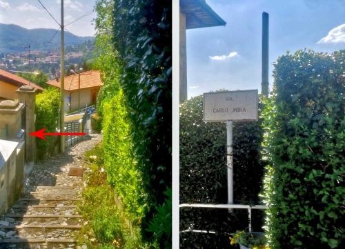 Pemandangan gunung umum atau pemandangan gunung yang diambil dari apartmen