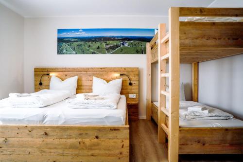 Cama ou camas em um quarto em Smart Resorts Haus Azur Ferienwohnung 804