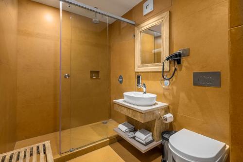 Vonios kambarys apgyvendinimo įstaigoje The Fishermen's Lodge by Leisure Hotels