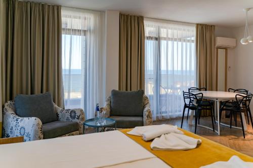 Family Hotel LAXOにあるベッド