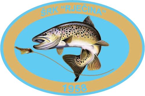 a drawing of a brown trout in a yellow circle at Green House in Rijeka