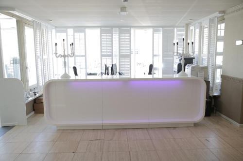 De lobby of receptie bij Heeren van Noortwyck