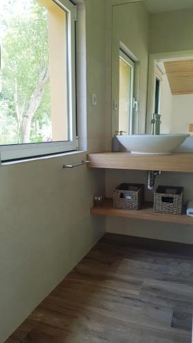 Phòng tắm tại Casa da Mata