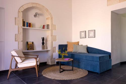 Posezení v ubytování Masseria del Carrubo