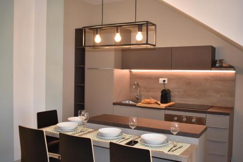 A kitchen or kitchenette at Le Quiete Stanze, vacancy houses