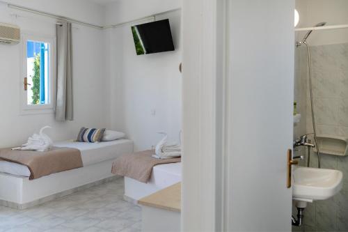 Koupelna v ubytování Ayeri Hotel