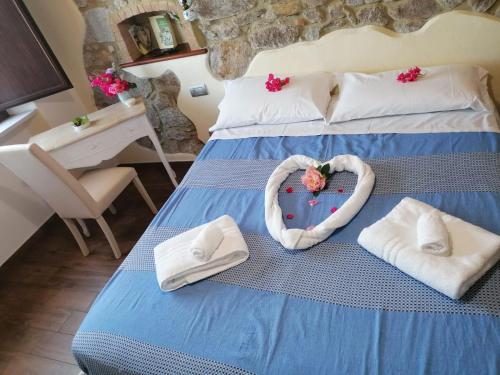 b&b il Portico Orgosoloにあるベッド