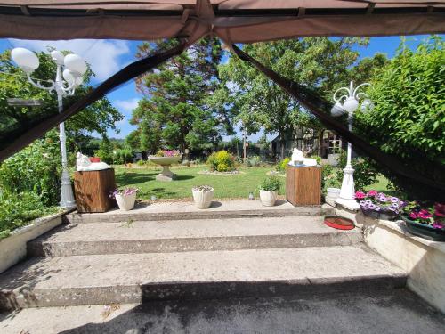 Un jardín fuera de Le Vieux Logis