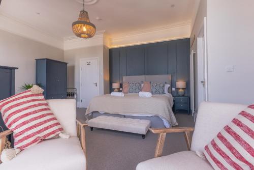 Χώρος καθιστικού στο Carrick Rooms