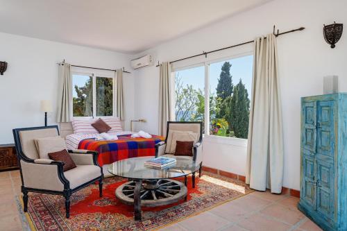 Posezení v ubytování Casa Arevale