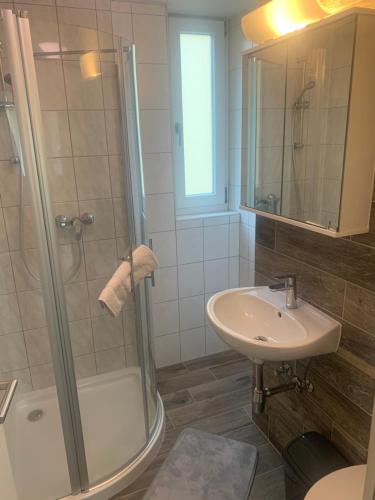 Kúpeľňa v ubytovaní Smart Stay Apartment Feldkirch