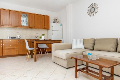 Χώρος καθιστικού στο Naxos Almyra Apartment 22