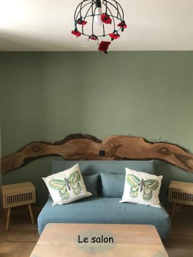 Posezení v ubytování Belladone Guest House theys Les 7 Laux