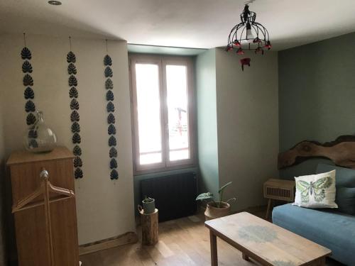 Posezení v ubytování Belladone Guest House theys Les 7 Laux