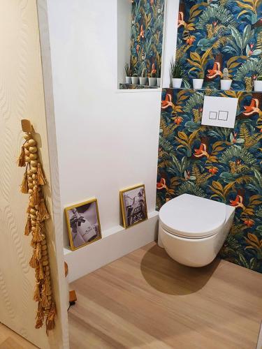 Salle de bains dans l'établissement Suite 6