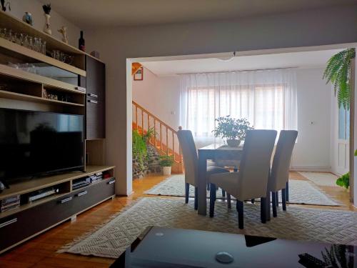 Televisyen dan/atau pusat hiburan di Rita Vendégház