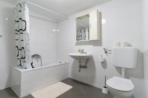 Koupelna v ubytování Apartment Milka