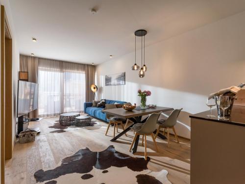 Posezení v ubytování Apartment Liebelei am See - Traumblick aufs Kaisergebirge - nur ein Katzensprung zum See
