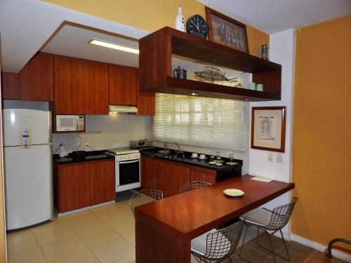 Dapur atau dapur kecil di Pousada Quinta do Alto