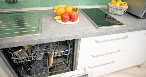 Η κουζίνα ή μικρή κουζίνα στο Casa Rachele Napoli