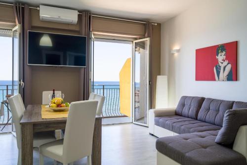 Posezení v ubytování Loft Panorama di Naxos
