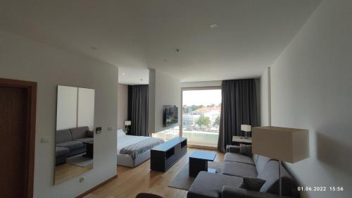 O zonă de relaxare la Apartments LORA in Apart-hotel