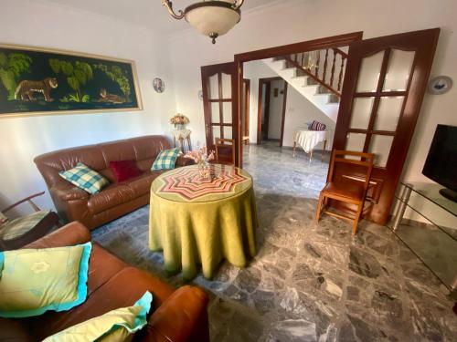 Χώρος καθιστικού στο Casa Nati