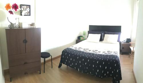 Postel nebo postele na pokoji v ubytování APARTAMENTO 70MT 1 LINEA DEL MAR MENOR LO PAGAN