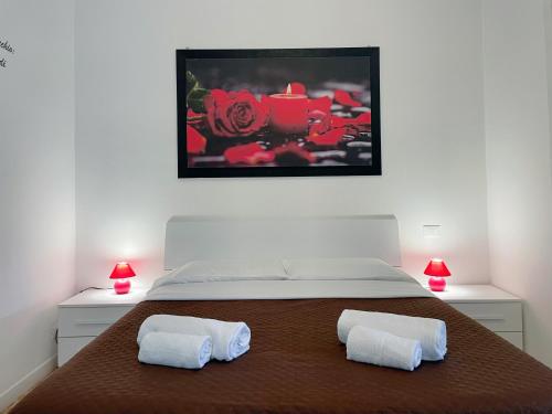 Postel nebo postele na pokoji v ubytování Confortini Rooms SUNDAY