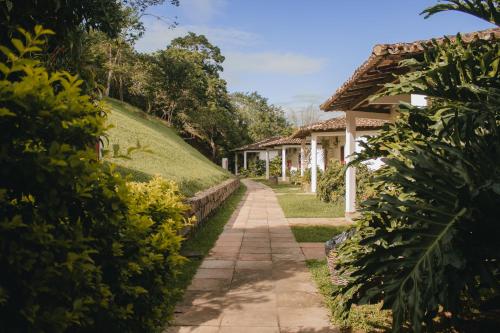 Κήπος έξω από το Hotel Vale do Jiquiriçá