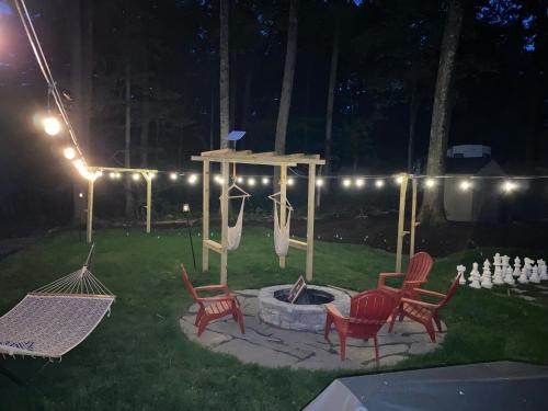Zahrada ubytování 3E *Glamping at Treasure Lake*
