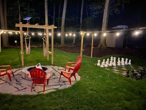 Zahrada ubytování 3E *Glamping at Treasure Lake*