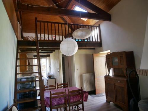 Χώρος καθιστικού στο La Ferme du Paradis
