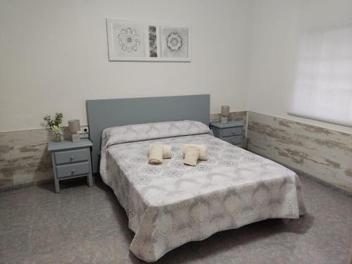 Posteľ alebo postele v izbe v ubytovaní Apartament Cristina
