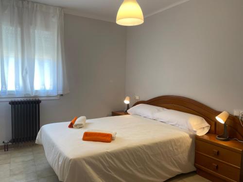 Postel nebo postele na pokoji v ubytování Apartamento con estupendas vistas a Coll de Nargó