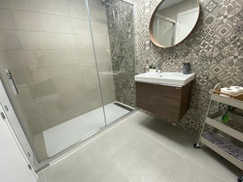 Kúpeľňa v ubytovaní Bonito Apartamento de 2 habitaciones con terraza