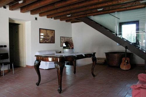 Χώρος καθιστικού στο Agriturismo Nicobresaola